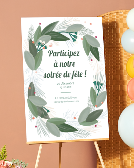 Articles et pancartes de fête