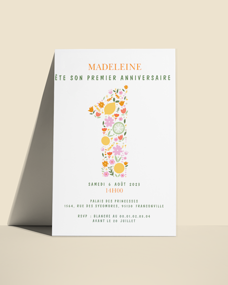Invitations d’anniversaire enfant