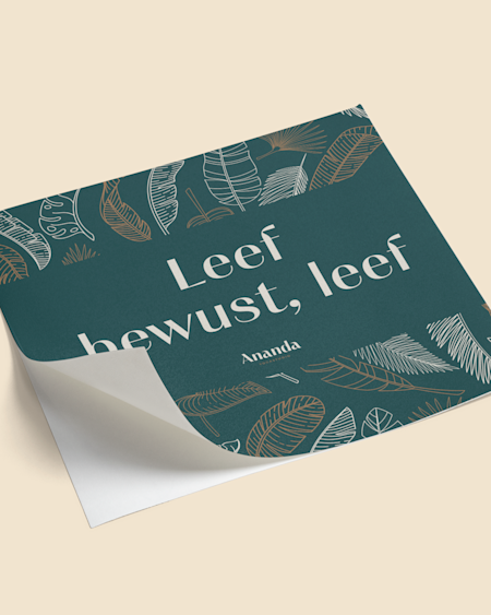Stickers en zelfklevende borden