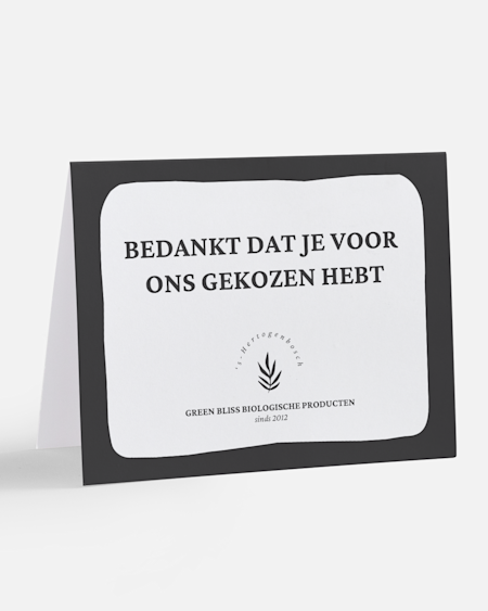 Bedankt 
