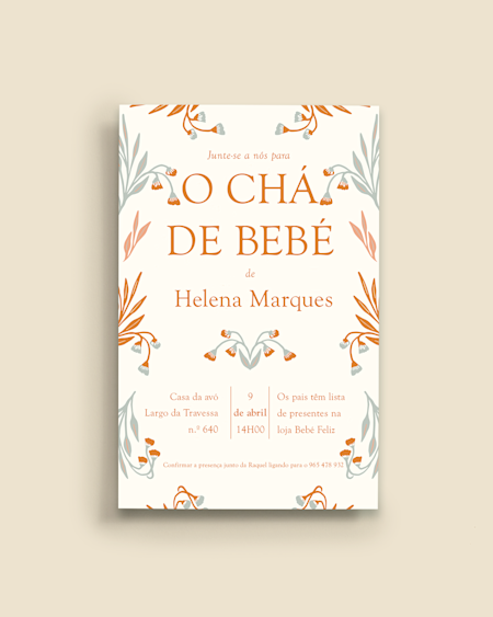 Convites, presentes e material de escritório e papelaria