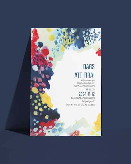Födelsedagsinbjudningar för vuxna 