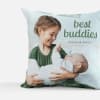 personalised photo cushion with kids photo and names