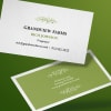 Natural uncoated business cards