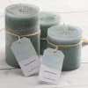 custom product hang tags on candle