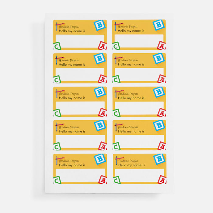 50 Green 'Hello My Name Is' Name Tags – Self Adhesive Labels/Badges – Simplyonline