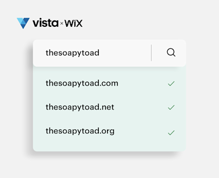 Vista x Wix domænenavn
