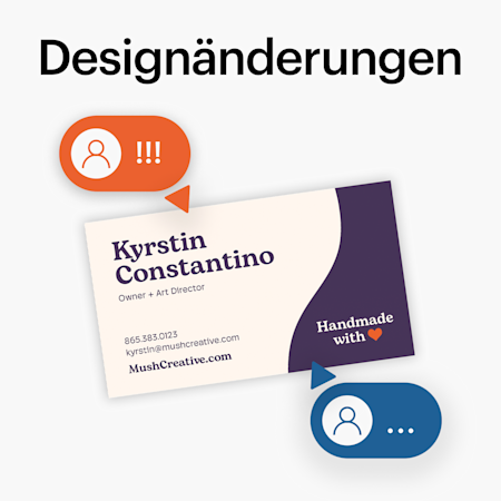 Fragen Sie Hilfe bei unseren Designprofis an