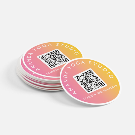 QR-Code-Aufkleber 