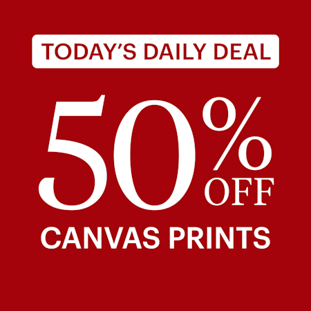 Today Only: Canvas prints now 50% off