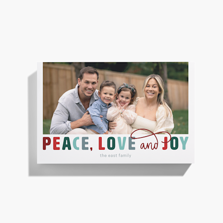Holiday Cards: Small pops of color