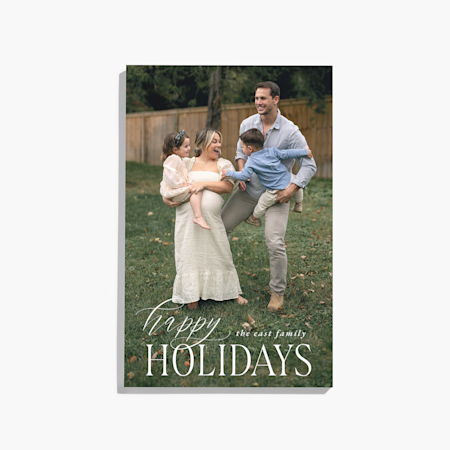 Holiday Cards: Classic & minimalist