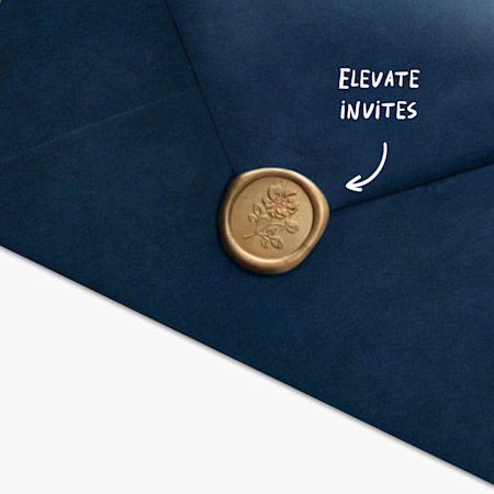 Includes wax seals to elevate invites
