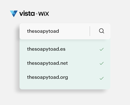 Nombre de dominio de Vista x Wix