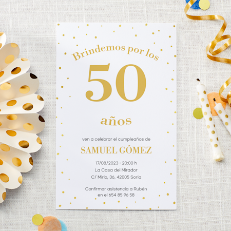 Invitaciones para cumpleaños de adultos 