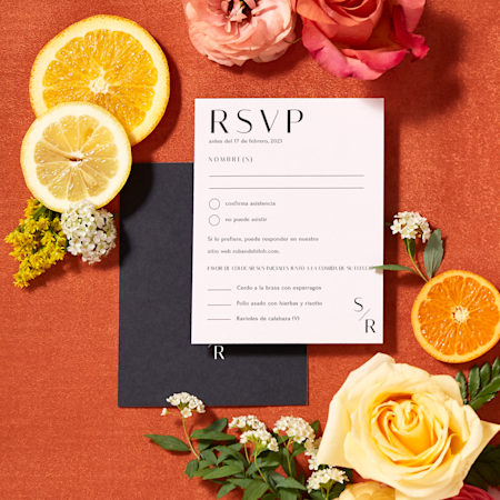 Tarjetas de RSVP para bodas