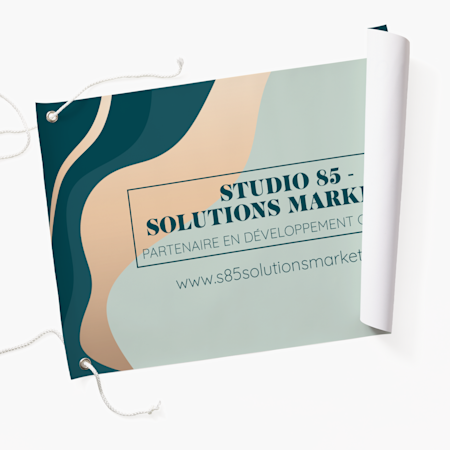 Banderoles au format personnalisable