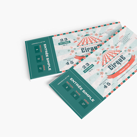 Tickets personnalisés