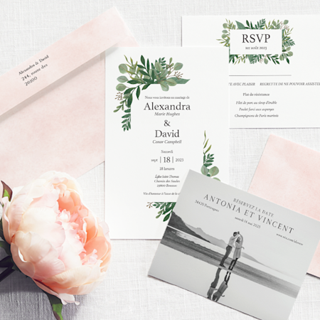 Faire-part de mariage