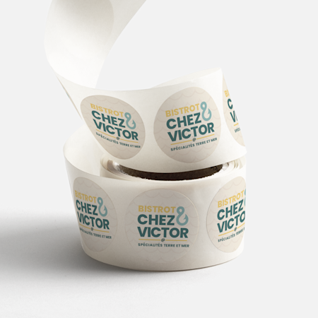 Étiquettes en rouleau