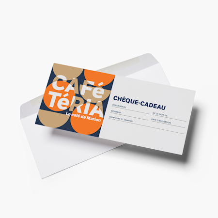 Chèques cadeaux personnalisés