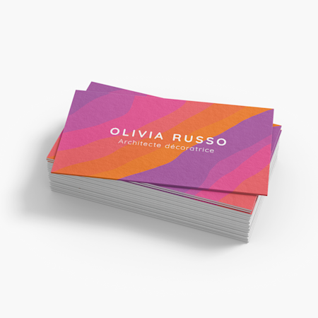 Cartes de visite à base de chanvre