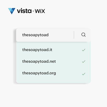 Nomi di dominio Vista x Wix