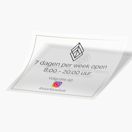 Raamstickers