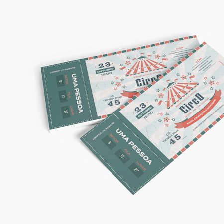 Bilhetes personalizados