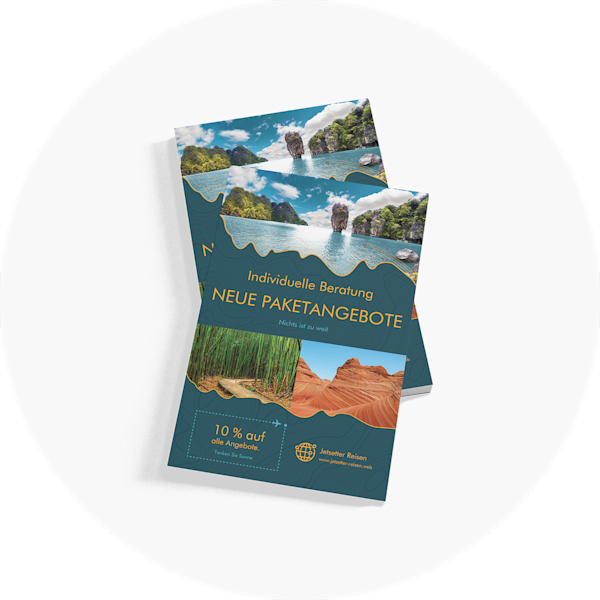 Flyer, Postkarten und mehr