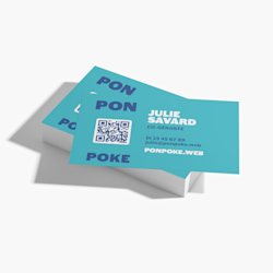 Cartes de visite avec code QR