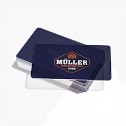 Clear Business Cards