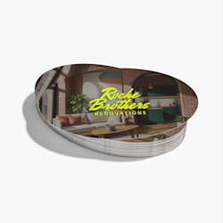 Cartes d’affaires ovales