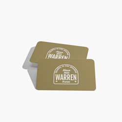 Cartes de visite aux coins arrondis