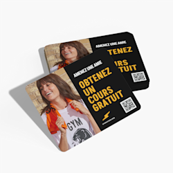 Cartes postales aux coins arrondis