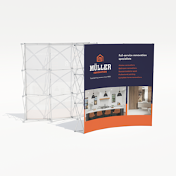 Curved Pop-Up Displays