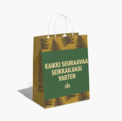 Kokopainetut paperikassit