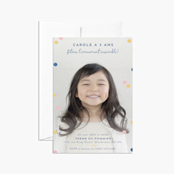 Invitations d'anniversaire pour enfants