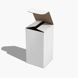 Cajas automontables de tapa sin impresión