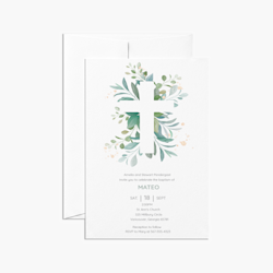 Religious Baby Event Invitations