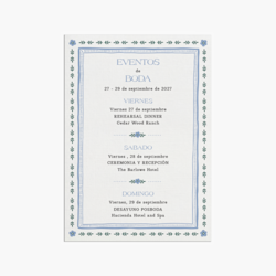 Programas de boda