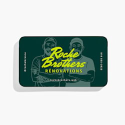 Cartes d’affaires aux coins arrondis