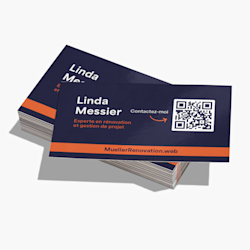 Cartes d'affaires à code QR
