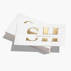 Raised Foil Business Cards