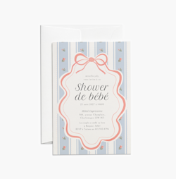 Invitations de fête prénatale