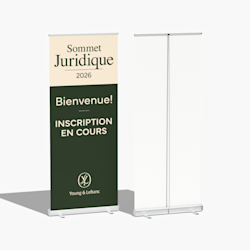 Banderoles rétractables personnalisées