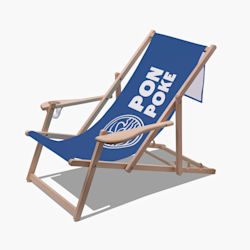 Chaises de plage premium à accoudoirs