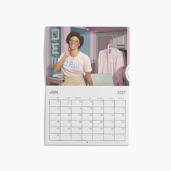 Calendriers muraux agrafés