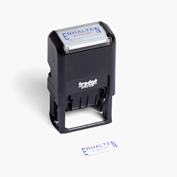 Datumsstempel mit Text