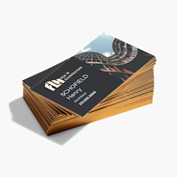 Painted Edge Business Cards